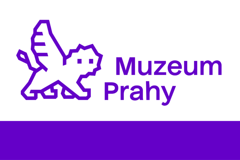 Nové logo Muzea Prahy s hravým gryfem. Autorem je studio zetzetzet