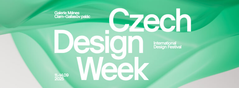 Vizual dvanáctého ročníku festivalu Czech Design Week. Zdroj Studio Personaal