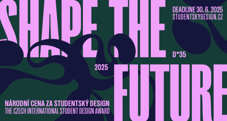 Přihlášky do Národní ceny za studentský design letos probíhají do 30. 6.2025